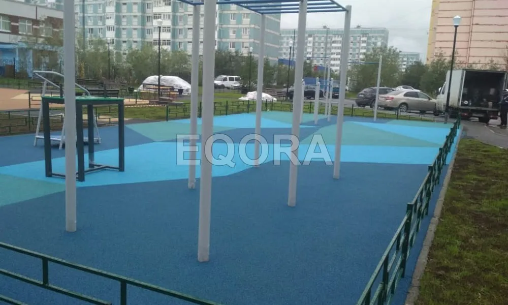 Как рассчитать необходимое количество материала при укладке резиновой крошки в Когалыме?